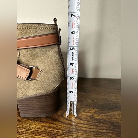 Coach Pauline Women Ankle Bootie Greay sz 10 - Picture 9 of 10